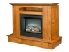 Modesto Fireplace with Mantle Lift for Plasma TV-CS