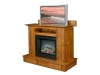 Modesto Fireplace with Mantle Lift for Plasma TV-CS