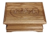 J022485-Medium Jewelry Box-Carved Rose Lid-SP