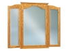 JRH-047-Hoosier Heritage Beveled Arch Tri-View Mirror-JR