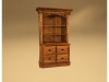 Classic Saturn Four Drawer File Cabinet with Optional Hutch-LB