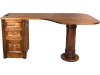 Belmont Pedestal Desk: BO62RD-LN