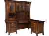 Ensinada L-Desk:LA-256L with Hutch-LA-251H-LB