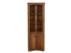 Traditional Corner Bookcase with Doors-EI