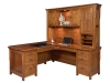Boston Corner Desk: BO7284RD-Hutch; BO801447-LN