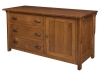 Boston Credenza-BOC-6024-3-Drw-LN