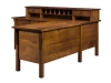 Centennial L Desk: LA-129-L: Desk Front-LB