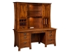 Arts and Crafts Wall Desk with Hutch Top-LB