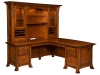 Breckenridge L Desk with Hutch-LB