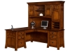 Bridgefort Mission Corner Desk and Topper-LN