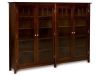 LA-123-DB Mission Double Bookcase-LB