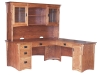 Mission L-Desk w/Hutch-EI