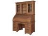 Noble Mission Roll Top Desk with Hutch-EI