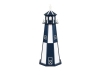 4 Foot Poly Navy Checkered Lighthouse-LC