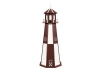 5 Foot Poly Burgundy Checkered Lighthouse-LC