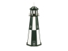 5 Foot Poly Hunter Green Checkered Lighthouse-LC