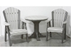 C103-Classic 22 Dining Chair and C140 Classic 20 Dining Chair-RT34 Round Dining Table-CR