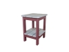 End Table With Double Shelf-00T4-HT