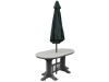 OM205-Oval Mission Dining Table-CR
