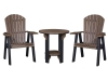 Adirondack Stationary Chair-AC22-Round Table-RT30x29-HT