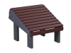 Stationary Slated Foot Stool-SSFS18-HT