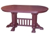 OM205D-Oval Mission Dining Table-CR