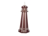 Wooden Burgundy Lighthouse-LC