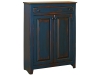 204-Large Pie Safe-Navy Distress Antique-CL
