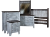 551-Gold Mine-Lincoln Bedroom Set-White/Earthtone-CL
