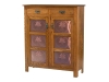 Mission Pie Safe-#43503-with Copper Panels-HC