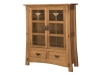 Modesto Pie Safe w/ Leaded Glass Panels-HC
