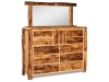 BC212-A: 10 Drawer Dresser w/Mirror-Aspen-FS