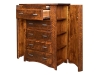 6674-RC-Maple Wood Sportsmen Chest-Open-HH