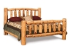 B104-RC: Log Bed-King Size-Red Cedar-FS