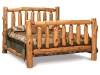 B107-RC: Log Extra High Log Bed-King Size-Red Cedar-FS