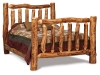 B107-A: Log Extra High Log Bed-Queen Size-Aspen-FS