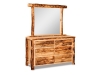 BC209-A: Log Small 6 Drawer Dresser w/Mirror-Aspen-FS