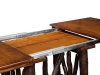 1241-Wagon Wheel Trestle Table: Leaves-HH