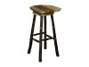 1272S-Saddle Bar Stool w/Swivel Seat-HH