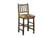 1282-24 inch Early American Bar Stool-Fabric-HH