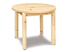 EC-T531-PP: Round 36" Leg Table-Plain Pine-FS