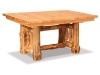 T519-RP: Log Leaf Table-Rustic Pine-FS