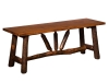 1322-Wagon Wheel Bench-HH