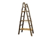 1357-Showcase Ladder With 3 Solid Shelves-HH