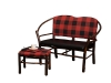 1316-Double Hoop Settee-HH