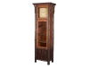 1338-Old Country Grandfather Clock-Shelves-HH