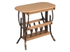 1408-Oval End Table-Magazine Rack-HH