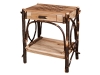 1422-Checkerboard End Table with Drawer-HH