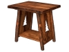 5400-Lone Spruce Live Edge End Table-HH