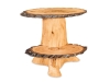 T506: 2 Slab Stump End Table-FS